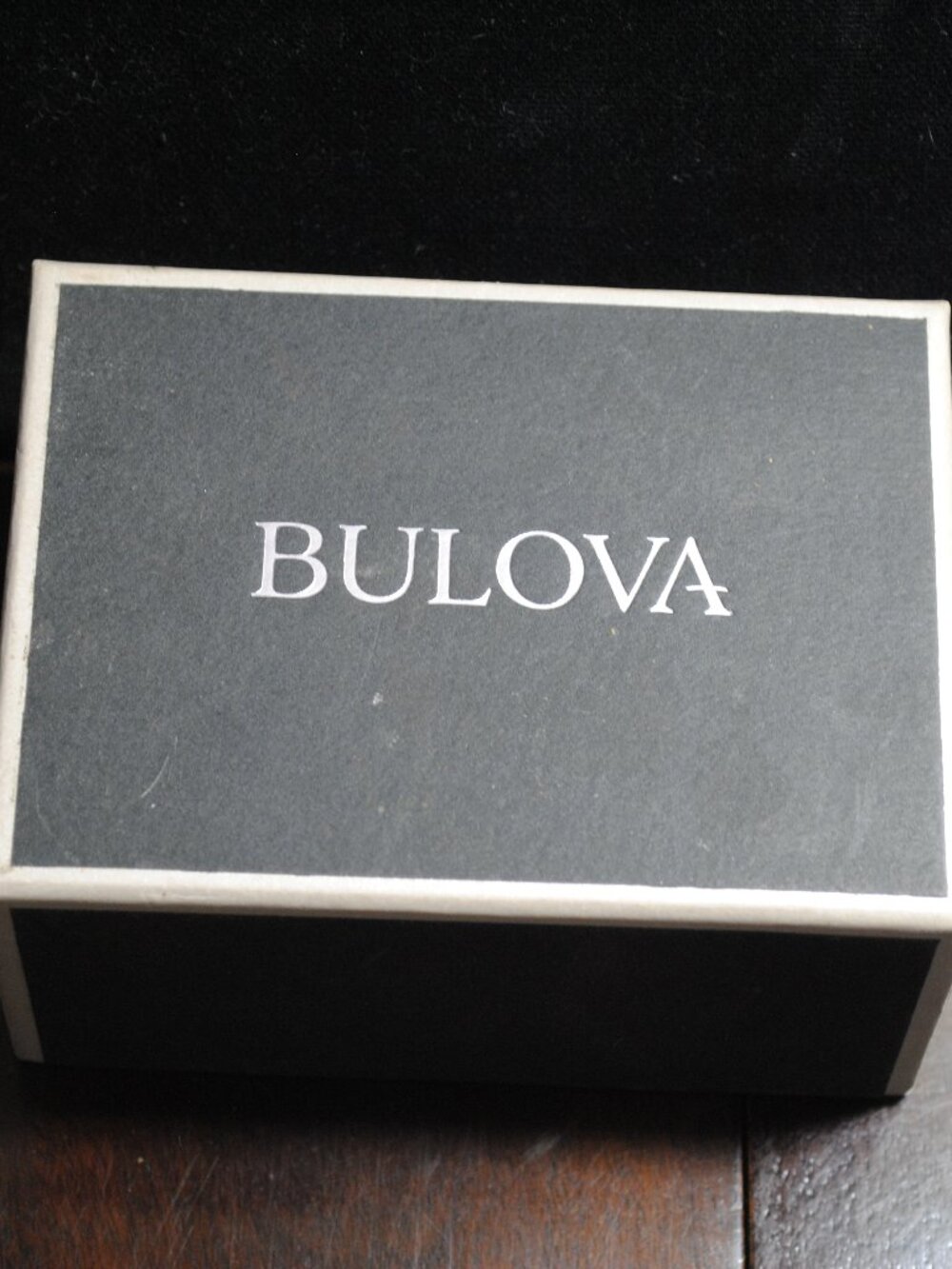 Vintage Bulova Watch Presentation Box Top Only Replacement Collectible